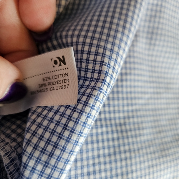 OLD NAVY x-small button-down checkered shirt - Picture 13 of 13